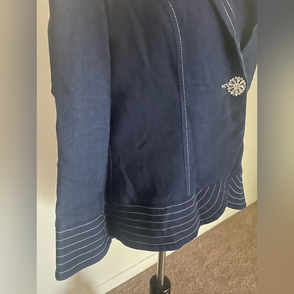 Devine Sport NY Hi Low denim jacket 2pc - Picture 2 of 5